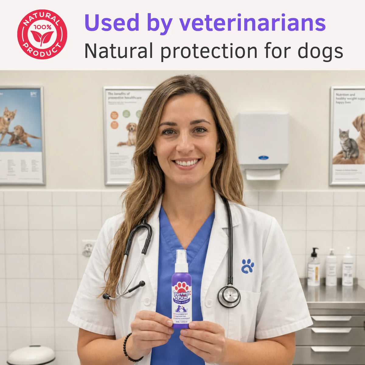 Dental Spray – Eliminates the bacteria causing tartar and bad breath in dogs